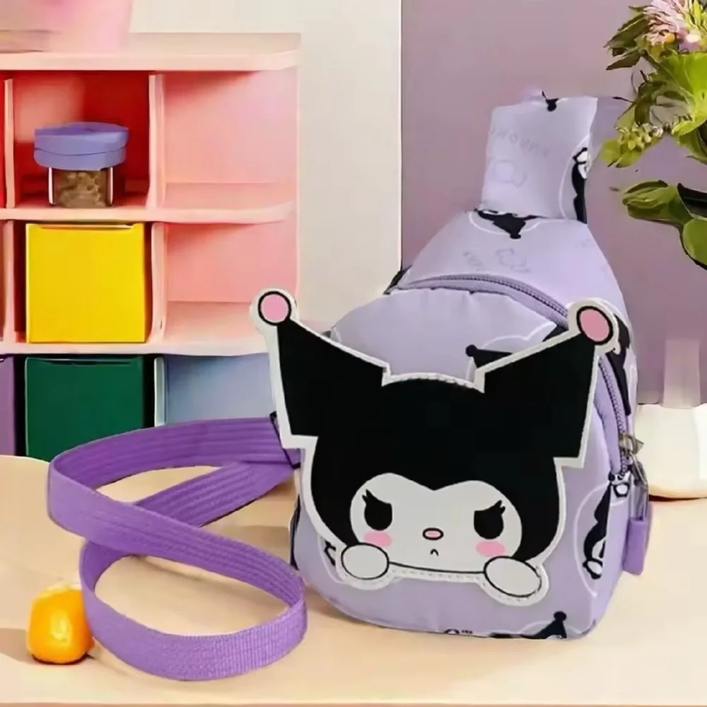 Kuromi Girls Crossbody Chest Bag